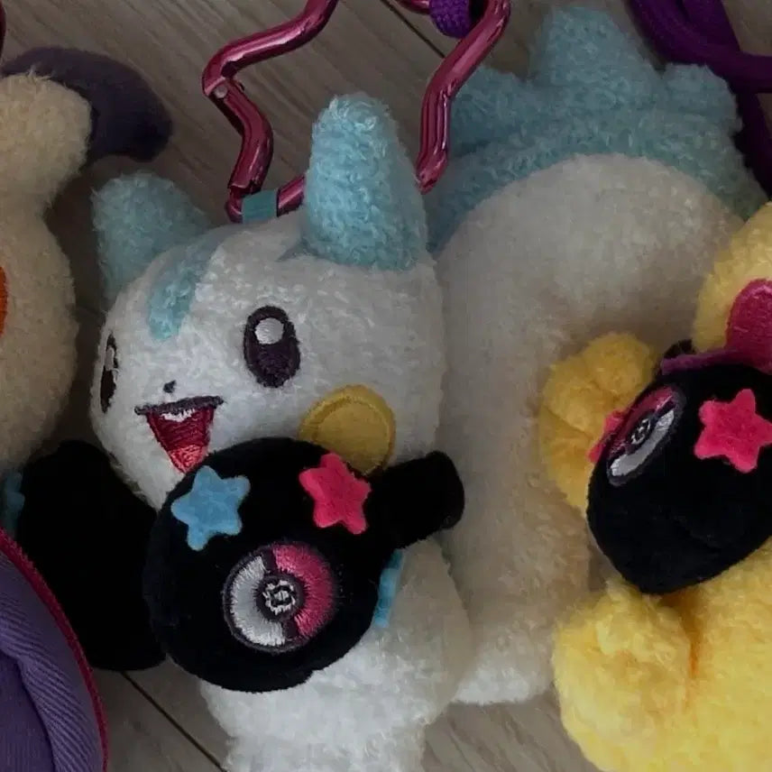[BUNJANG] Pokemon Ditto Playground Pop-up Pachirisu Mascot Keychain Plush Doll / 포켓몬 메타몽 놀이터 팝업 미드나잇 파치리스 마스코트 키링 인형