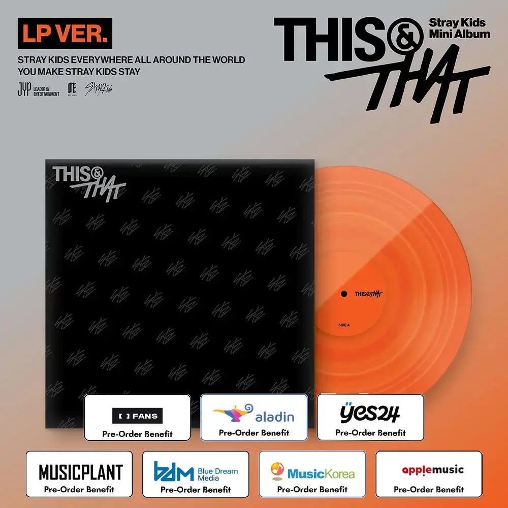 [Pre-Order] Stray Kids - THIS & THAT (LP VER.) + Pre-Order benefit (Choose Version)