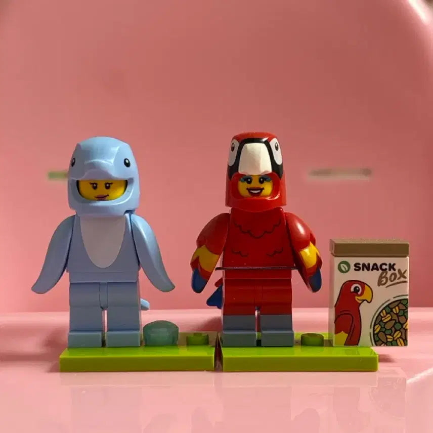 [BUNJANG] LEGO Dolphin and Parrot Figure Bundle Set / 돌고레 레고 앵무새 레고 일괄
