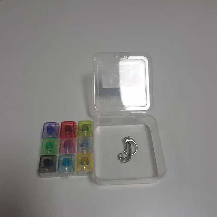 [BUNJANG] LED Keyboard Keycap Keychain / LED 키보드 키캡 키링 9구