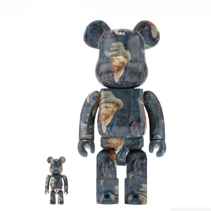 [BUNJANG] Bearbrick Van Gogh Self-Portrait 100% 400% Set New / 베어브릭 반고흐 자화상 100% 400% 새상품