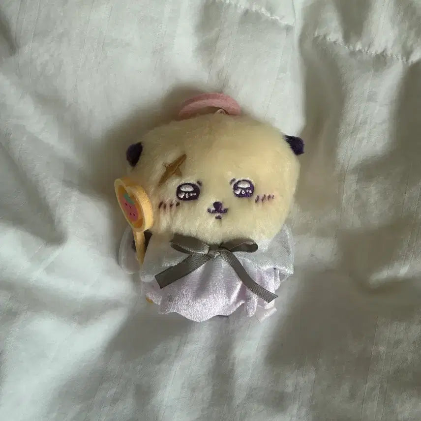 [BUNJANG] Chiikawa Racco Angel Mascot Charm / 치이카와 먼작귀 랏코 천사 마스코트