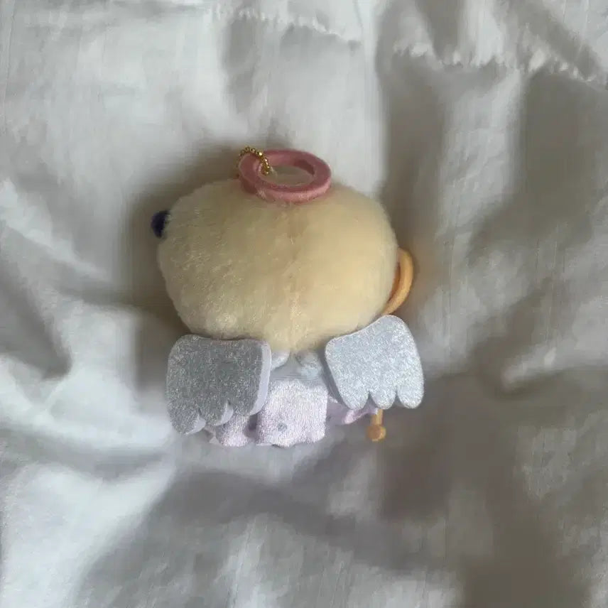 [BUNJANG] Chiikawa Racco Angel Mascot Charm / 치이카와 먼작귀 랏코 천사 마스코트