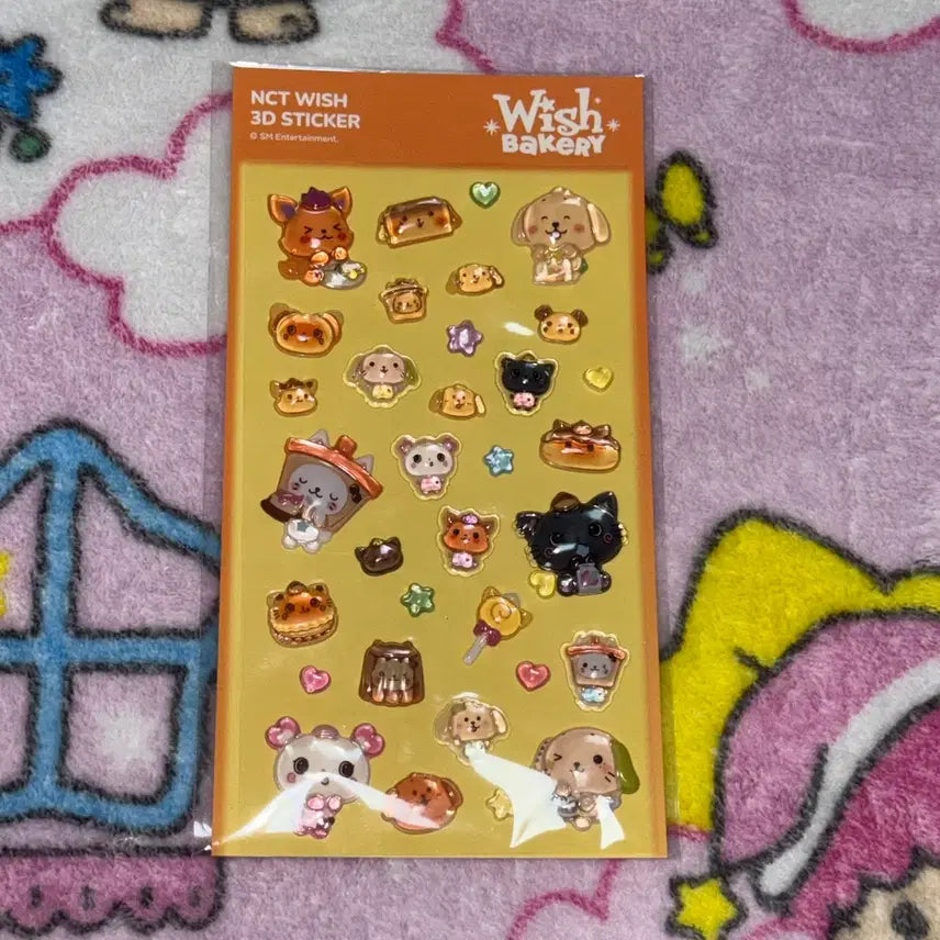 [BUNJANG] NCT WISH Wish Bakery Wish Doll 3D Bonbon Sticker (Sealed) / [미개봉]엔시티위시 팝업 위시베이커리 위시돌 3d 봉봉 스티커
