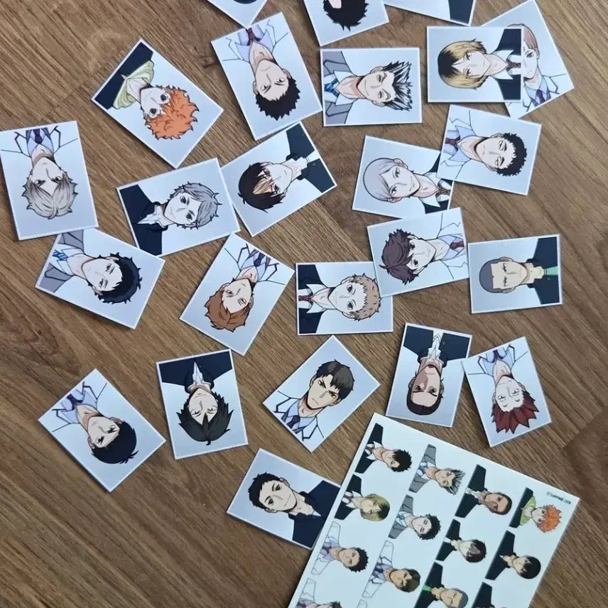 [BUNJANG] Haikyuu!! Character ID Photos Bundle Set / 하이큐 증명사진 일괄