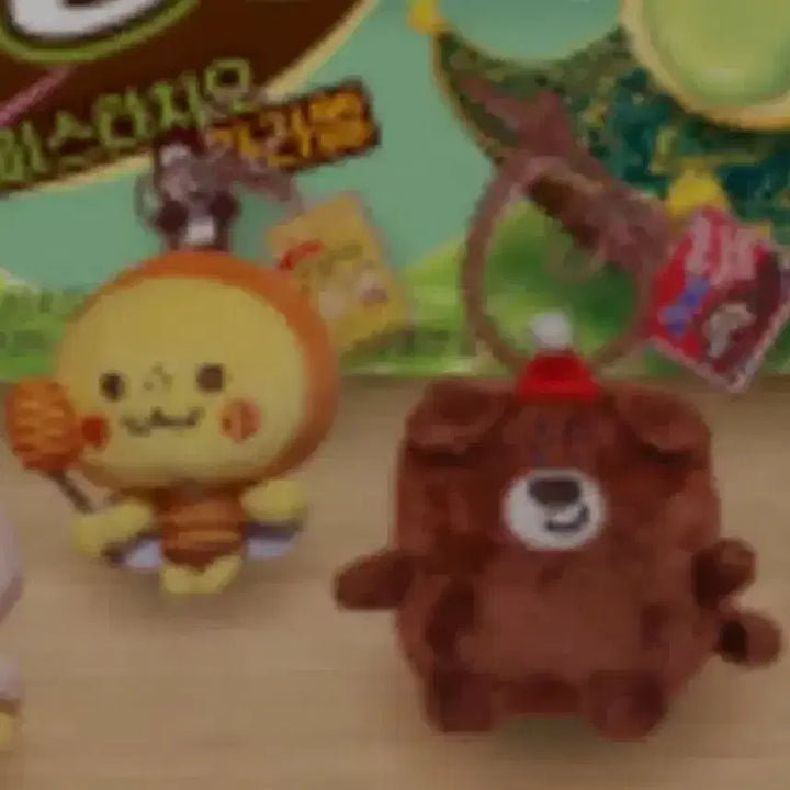 [BUNJANG] Haitai Snacks Plush Keyring Bundle Set (Honey Butter Chip &amp; Oyes) / 해태제과 인형 키링 허니버터칩, 오예스