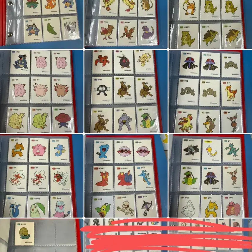 [BUNJANG] Sticker Book &amp; Stickers Bundle Set (82 pcs) / 이생해꽃 띠부씰북&amp;씰 82개 일괄 판매