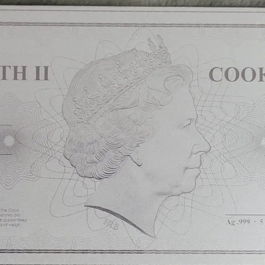 [BUNJANG] Cook Islands Elizabeth II 1 Dollar Silver Commemorative Coin / 쿡 아일랜드 엘리자베스 2세 순은 1달러 기념주화