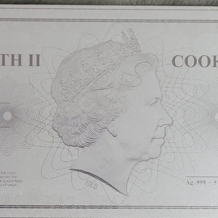 [BUNJANG] Cook Islands Elizabeth II 1 Dollar Silver Commemorative Coin / 쿡 아일랜드 엘리자베스 2세 순은 1달러 기념주화