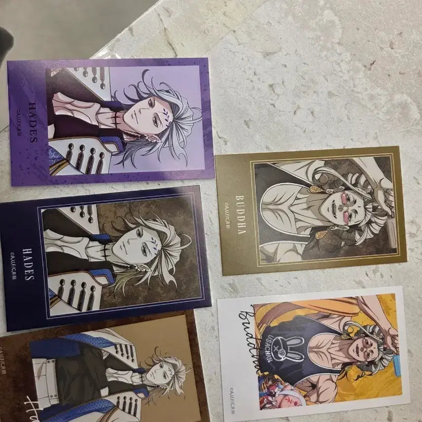 [BUNJANG] Record of Ragnarok Hades &amp; Buddha Ani-Frame Cards / 종말의 발키리 하데스, 석가 애니프레임 팝니다