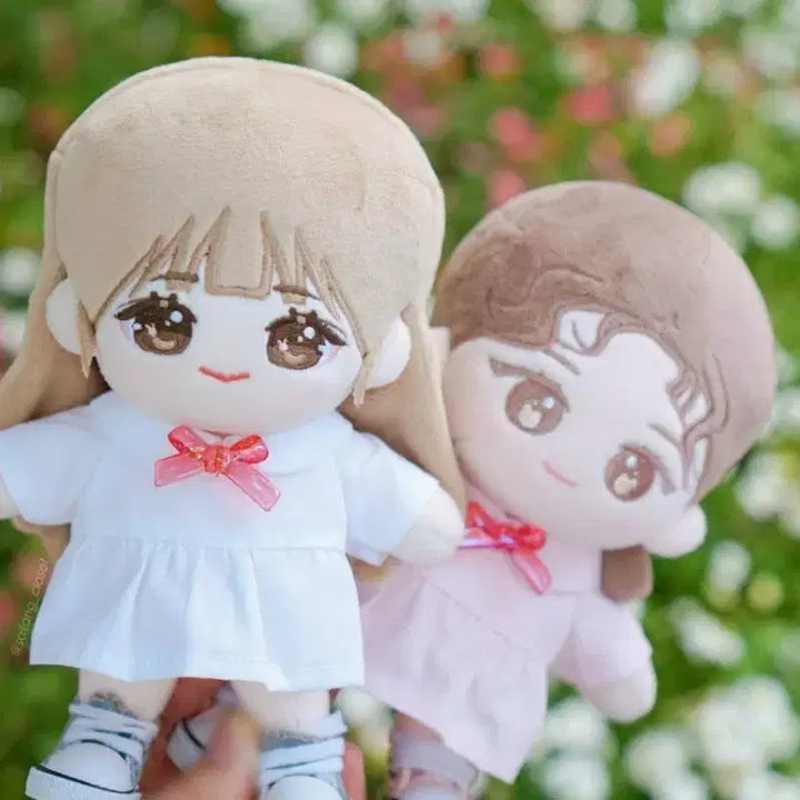 [BUNJANG] 15cm 20cm Doll Shirt Dress Clothes Set / 20cm 셔츠 원피스 인형 옷