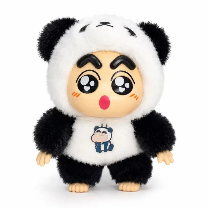[BUNJANG] Crayon Shin-chan Pajama Panda Plush Keychain / 짱구 잠옷 판다 인형 키링