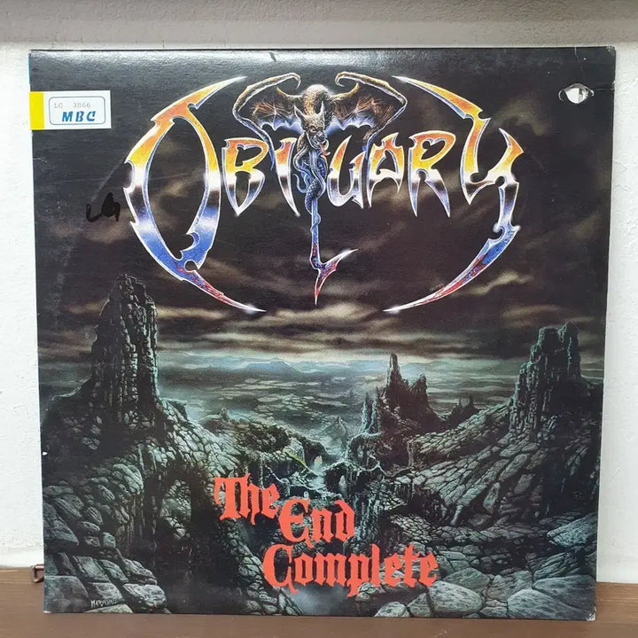 [BUNJANG] Obituary 1992 LP / 오비츄리 OBITUARY LP 1992 지구레코드