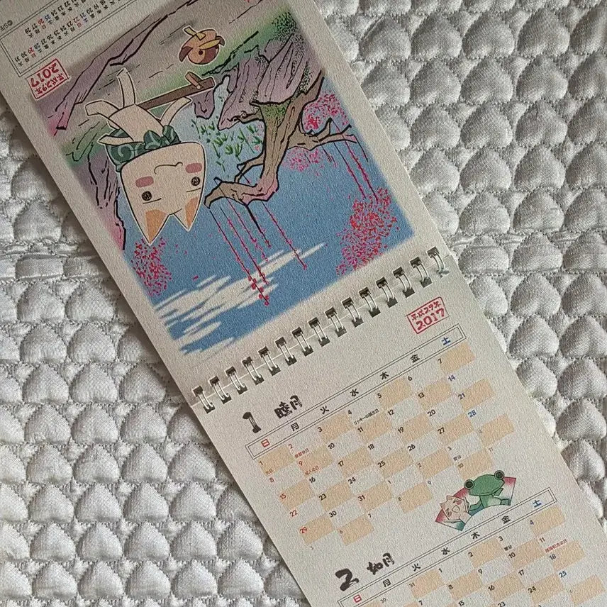 [BUNJANG] Dokodemo Issho 2017 Desk Calendar / 도코데모잇쇼 2017년 탁상 캘린더