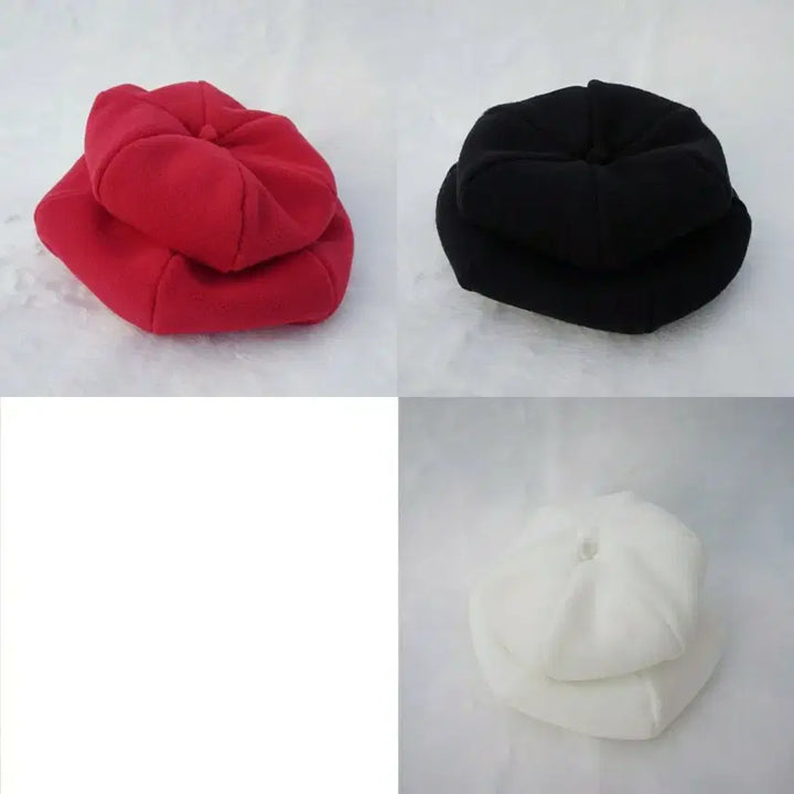 [BUNJANG] 15cm Doll Beret Set / 15cm 인형 옷 베레모 세트