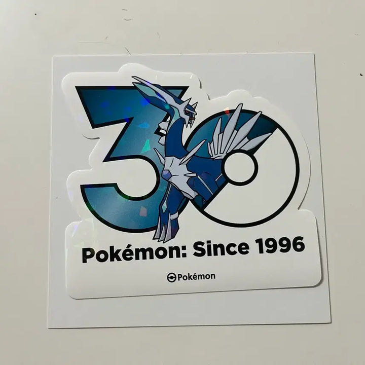 [BUNJANG] Pokemon 30th Anniversary Dialga Sticker / 포켓몬 30주년 스티커 디아루가