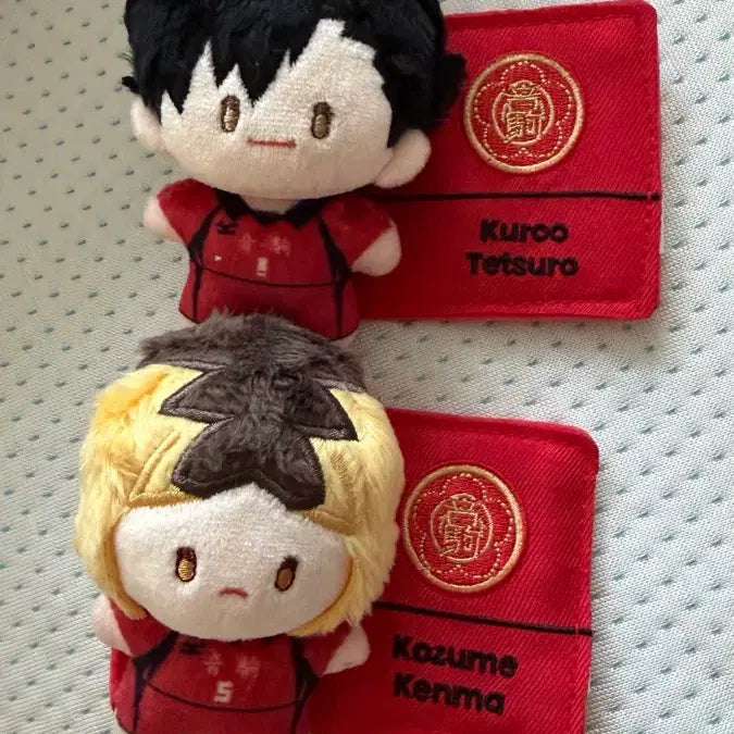[BUNJANG] Haikyuu!! Pop Mart Name Tag Nekoma Tetsuro Kuroo &amp; Kozume Kenma "Kongnun" Dolls Bundle Set / 하이큐 팝마트 명찰 네코마 쿠로오 켄마 콩눈