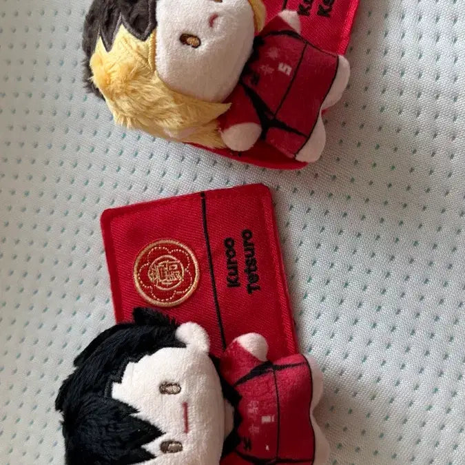 [BUNJANG] Haikyuu!! Pop Mart Name Tag Nekoma Tetsuro Kuroo &amp; Kozume Kenma "Kongnun" Dolls Bundle Set / 하이큐 팝마트 명찰 네코마 쿠로오 켄마 콩눈