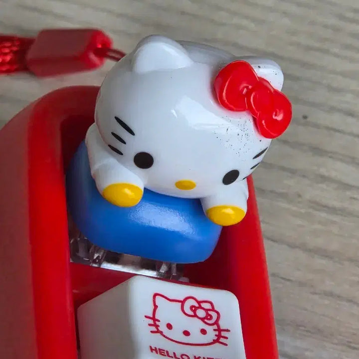 [BUNJANG] Hello Kitty Clicker Keyboard Keycap Switch / 헬로키티 클릭커 클리커  키보드 키캡 스위치 전자 딸깍이