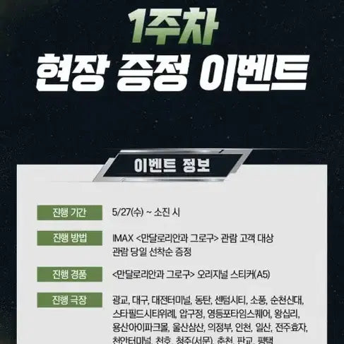 [BUNJANG] The Mandalorian &amp; Grogu Original Sticker A5 (Sealed) / 미개봉)만달로리안과 그로구 오리지널 스티커 A5