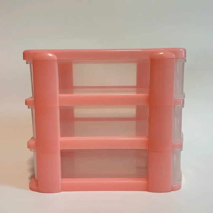 [BUNJANG] Kitty Cherry 3-Tier Drawer Chest Bundle Set / 키티체리3단서랍장(일괄)