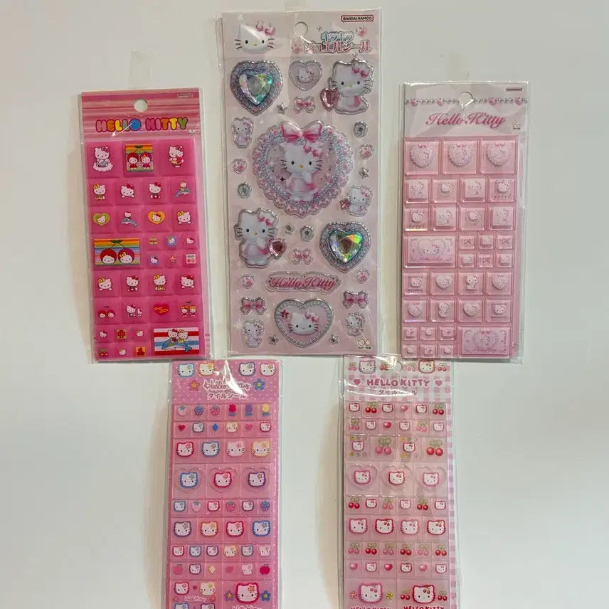 [BUNJANG] Hello Kitty Tile Stickers (Bundle Set) / 키티타일스티커(일괄)
