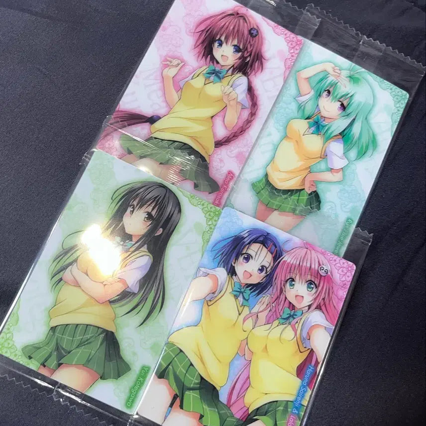 [BUNJANG] To Love Ru Darkness Wafer Card Bundle Set (Mea, Ren, Yui, Haruna, Lala, To Love Ru Darkness) / 일괄) 투러브루 웨하스 메아 렌 유이 하루나 라라 투러브트러블다크니스