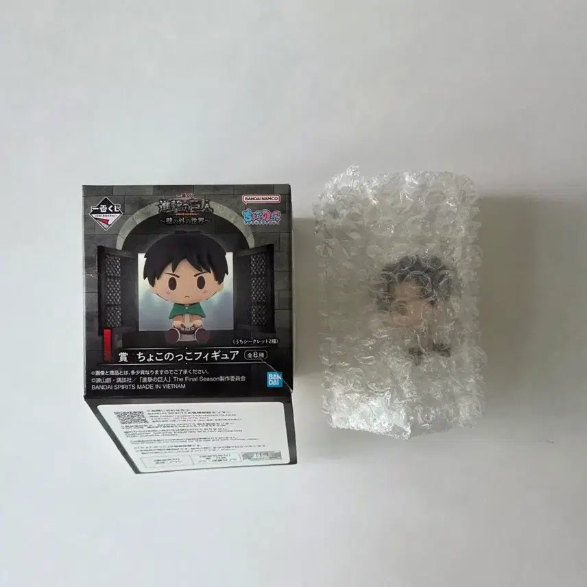 [BUNJANG] Attack on Titan Ichiban Kuji Choco-Noko Figure Levi (Secret) / 진격의거인 이치방쿠지 제일복권 i상 초코노코 피규어 청소 리바이 시크릿