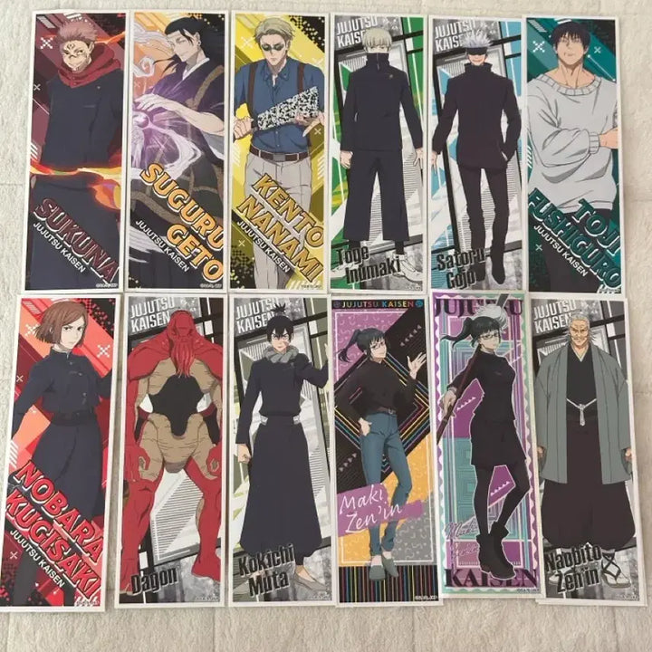 [BUNJANG] Jujutsu Kaisen Long Sticker Bundle Set / 주술회전 롱스티커 일괄