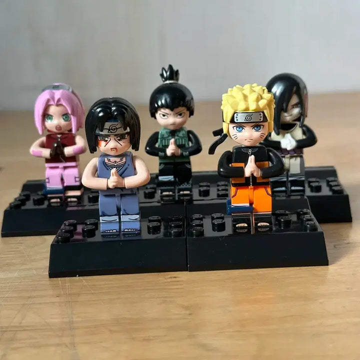 [BUNJANG] Naruto Building Blocks Bundle Set - Itachi, Sakura, Orochimaru, Shikamaru / 나루토 블럭 일괄 이타치 사쿠라 오로치마루 시카마루