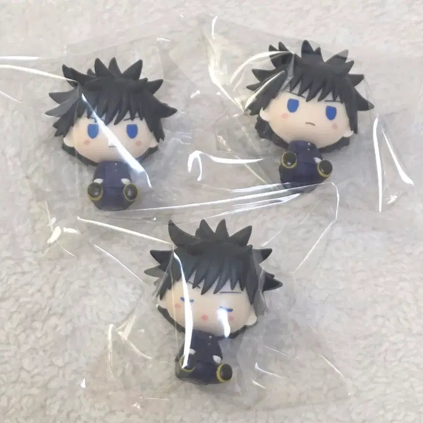 [BUNJANG] Jujutsu Kaisen Fushiguro Megumi Chokonokko Figure Bundle Set (3 figures) / (전시/3개 일괄) 후시구로 메구미 피규어 초코노코 쵸코노코 2종