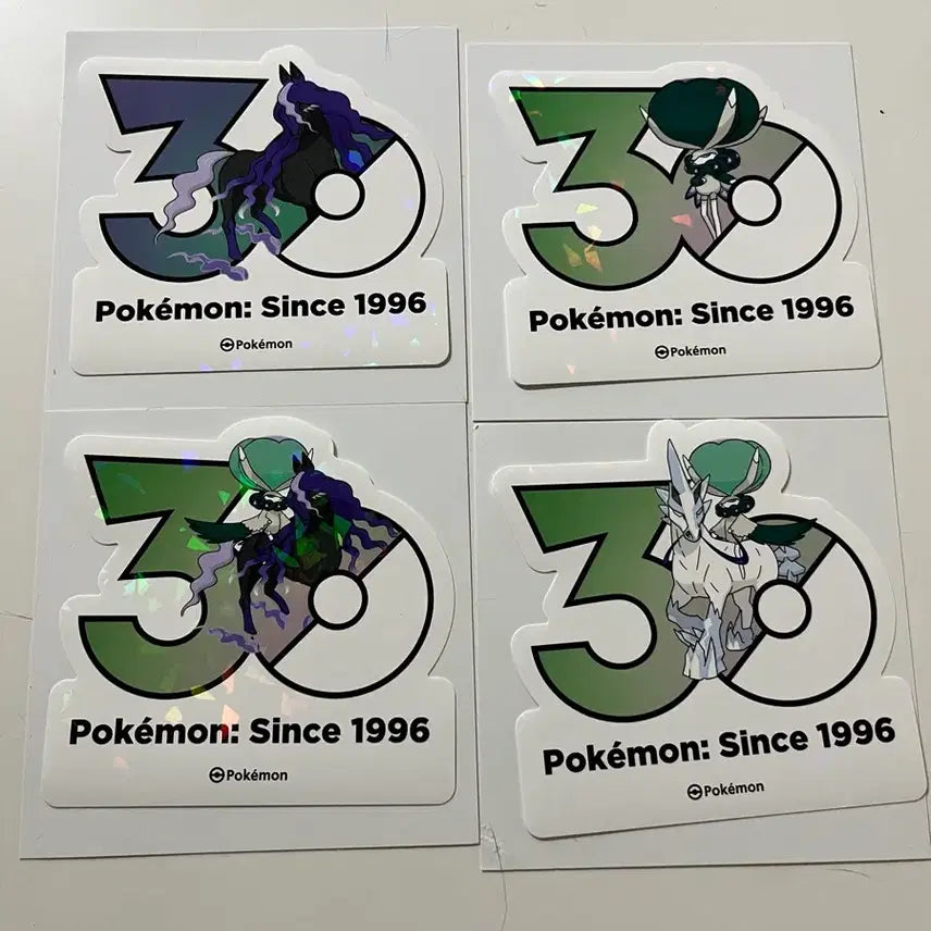 [BUNJANG] Pokemon 30th Anniversary Sticker Set - Spectrier / 포켓몬 30주년 스티커 버드렉스