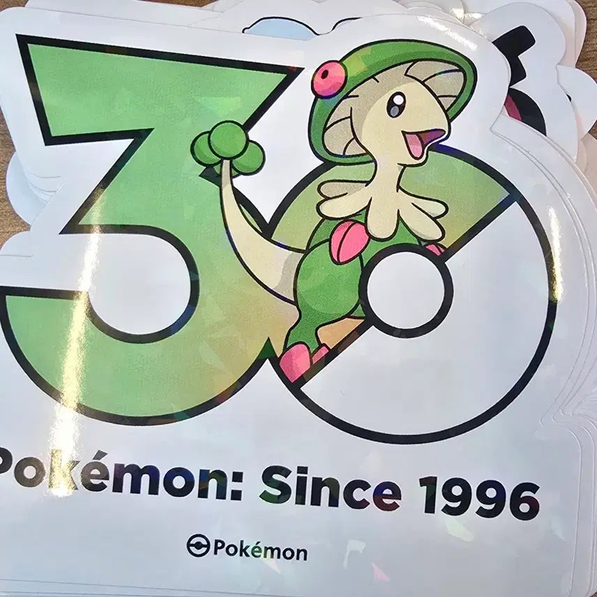 [BUNJANG] Pokemon 30th Anniversary Mushroom Sticker / 포켓몬 30주년 스티커 버섯모 판매합니다