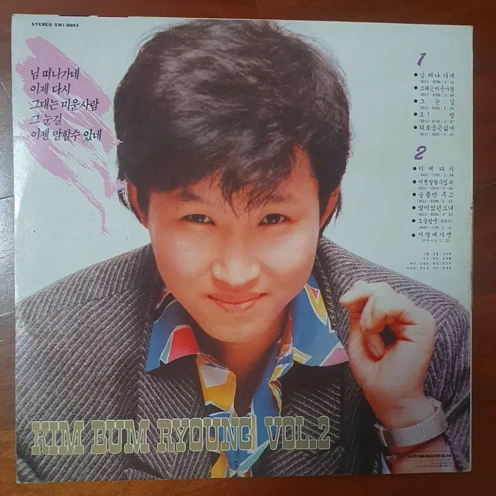 [BUNJANG] Kim Bum Ryong 2nd Album LP (Seo Ra Bol Records, 1st Press) / 김범룡2집lp