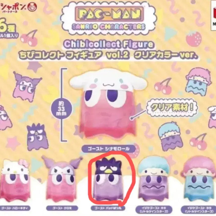 [BUNJANG] Pac-Man Sanrio Badtz-Maru Figure Gacha / (미개봉/마지막 가격) 팩맨 산리오 피규어 가챠 배드바츠마루