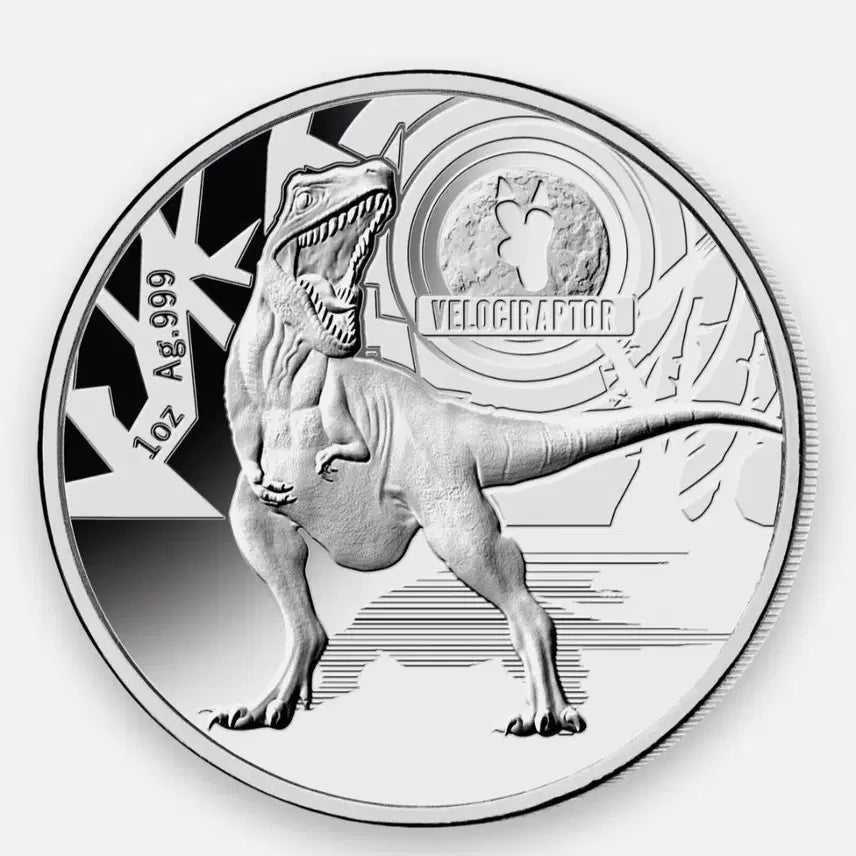 [BUNJANG] 2021 Solomon Islands 3oz Dinosaur Age Solid Silver Collection Set (3 Medals) / 2021 솔로몬 3온스 공룡시대 솔리드 실버 컬렉션 3종 세트