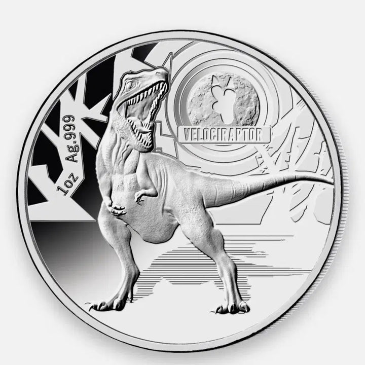 [BUNJANG] 2021 Solomon Islands 3oz Dinosaur Age Solid Silver Collection Set (3 Medals) / 2021 솔로몬 3온스 공룡시대 솔리드 실버 컬렉션 3종 세트