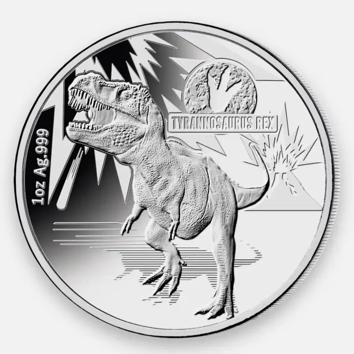 [BUNJANG] 2021 Solomon Islands 3oz Dinosaur Age Solid Silver Collection Set (3 Medals) / 2021 솔로몬 3온스 공룡시대 솔리드 실버 컬렉션 3종 세트