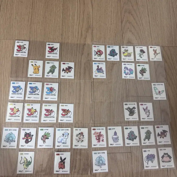 [BUNJANG] 30th Anniversary Pokémon Stickers / 30주년 포켓몬 띠부씰 팝니다