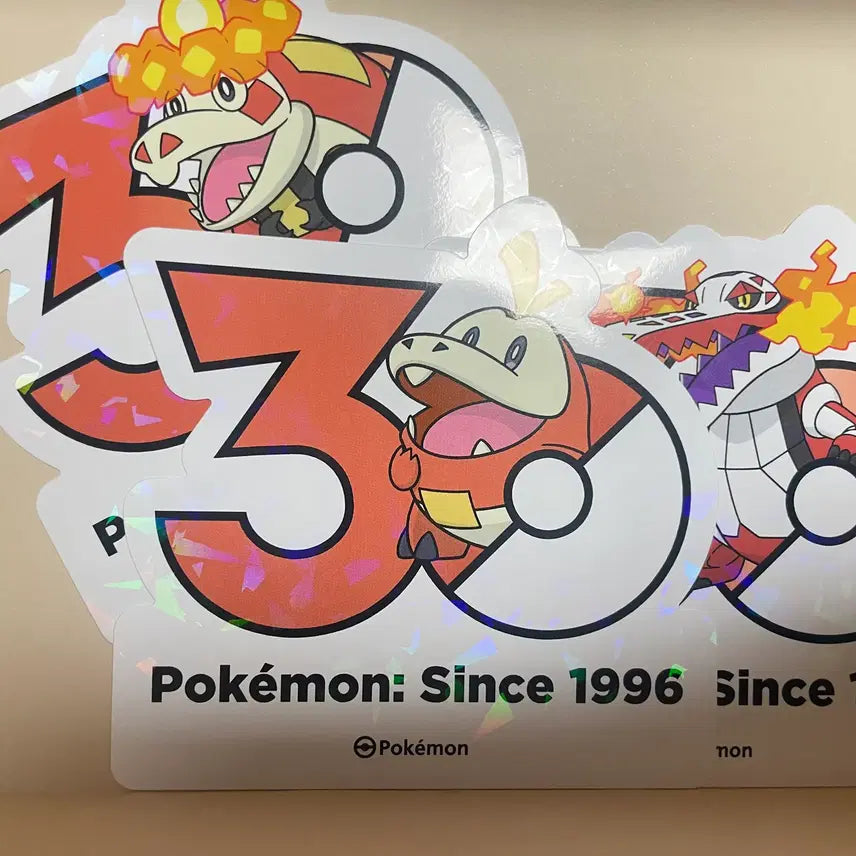 [BUNJANG] Pokemon 30th Anniversary Sticker / 포켓몬 30주년 스티커 팝니다