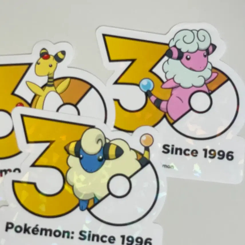 [BUNJANG] Pokemon 30th Anniversary Sticker Set / 포켓몬 30주년 스티커 팝니다