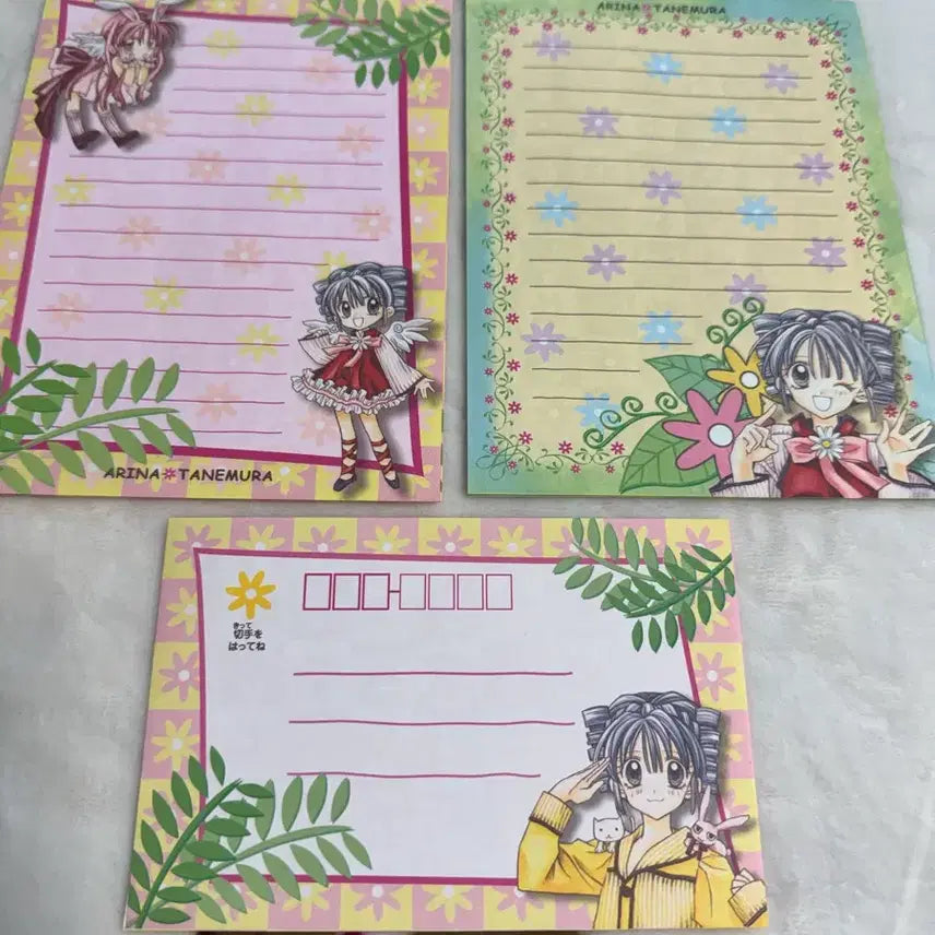 [BUNJANG] Moonlight Angel Letter Set + Sticker / [고전문구]달빛천사 편지세트+스티커1장