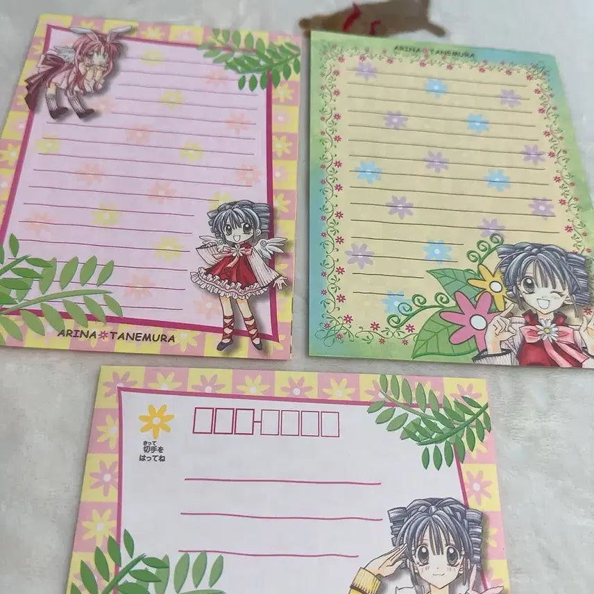 [BUNJANG] Moonlight Angel Letter Set + Sticker / [고전문구]달빛천사 편지세트+스티커1장