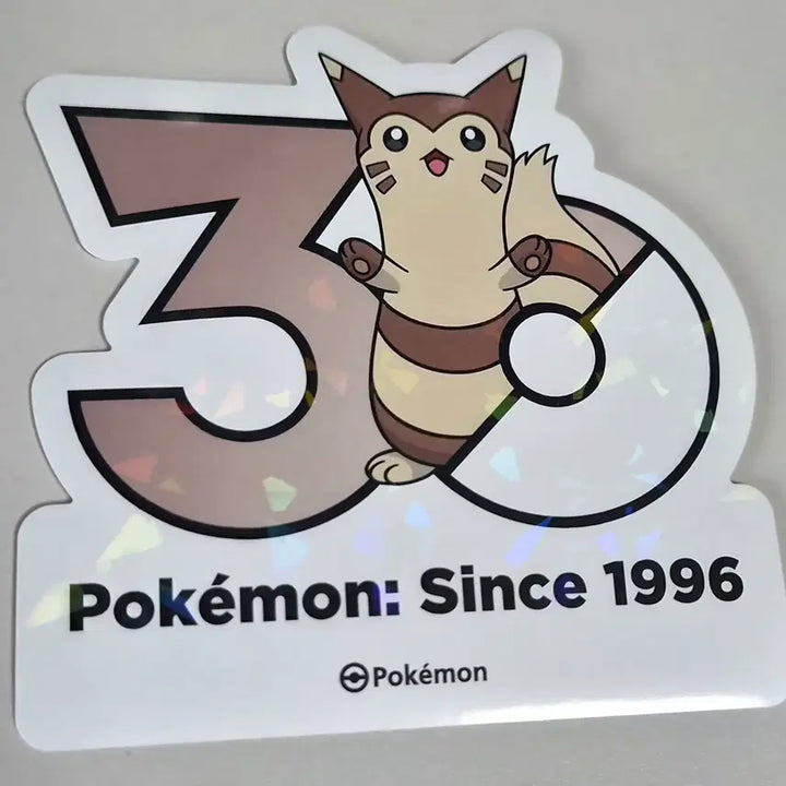 [BUNJANG] Pokemon 30th Anniversary Logo Sticker Tail / 포켓몬 30주년 로고 스티커 다꼬리 판매합니다.