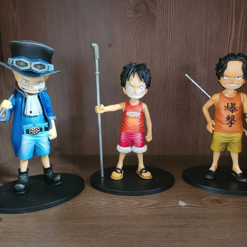 [BUNJANG] One Piece Luffy Sabo Ace Figure Bundle Set / 원피스 루피 사보 에이스 피규어 일괄 싸게 팔아요