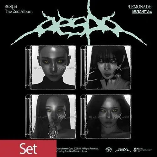 [BUNJANG] Aespa 2nd Album Lemonade Set / 4종세트 에스파 2집 레모네이드 세트 aespa