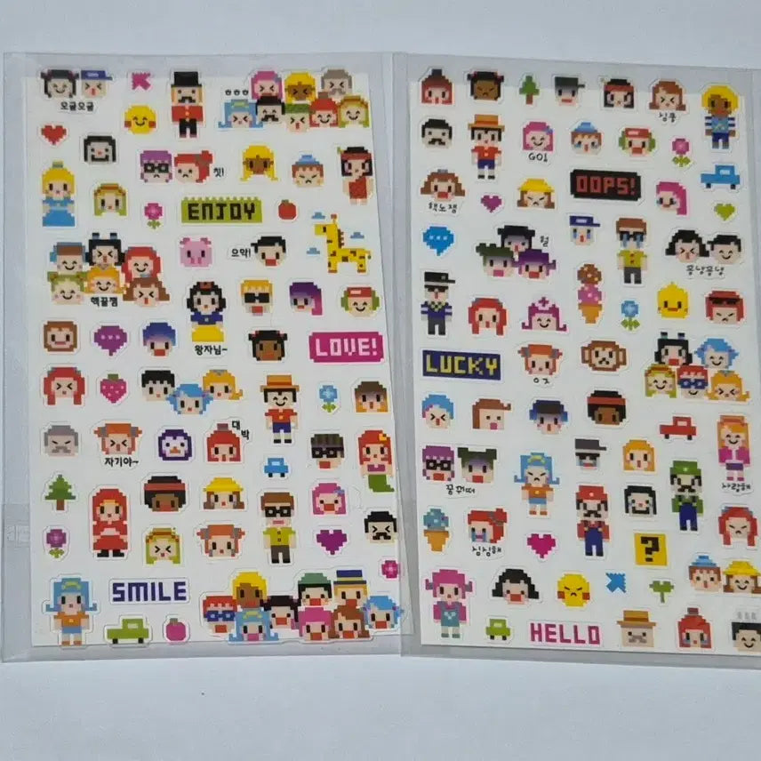 [BUNJANG] My Pixel Studio Sticker Pack / 고전 마이픽셀 스튜디오 스티커