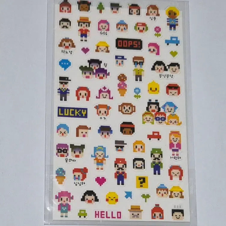 [BUNJANG] My Pixel Studio Sticker Pack / 고전 마이픽셀 스튜디오 스티커