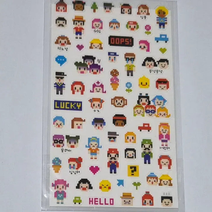 [BUNJANG] My Pixel Studio Sticker Pack / 고전 마이픽셀 스튜디오 스티커