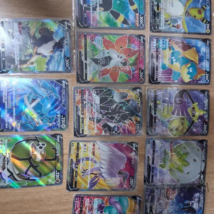 [BUNJANG] Ancient Pokémon Cards V SR 13 Types Bundle Set / 고대 포켓몬카드 V sr 13종 일괄판매